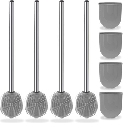 Szczotka do Toalety Łazienki z Silikonową Główką 4 na Arena.pl