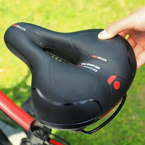 WYGODNE SIODEŁKO ROWEROWE SIODŁO SPORTOWE MIĘKKIE SZEROKIE EXTRA WENTYLACJA na Arena.pl