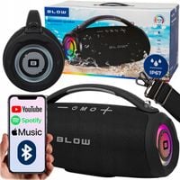 GŁOŚNIK BLUETOOTH PRZENOŚNY BEZPRZEWODOWY SD FM USB AUX MOBILNY RADIO
