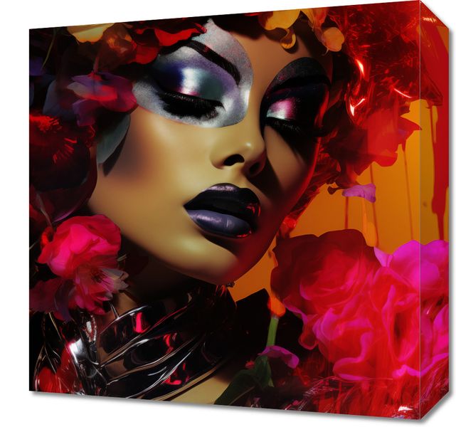 Obraz 40x40cm Kwiecista Diva zdjęcie 1