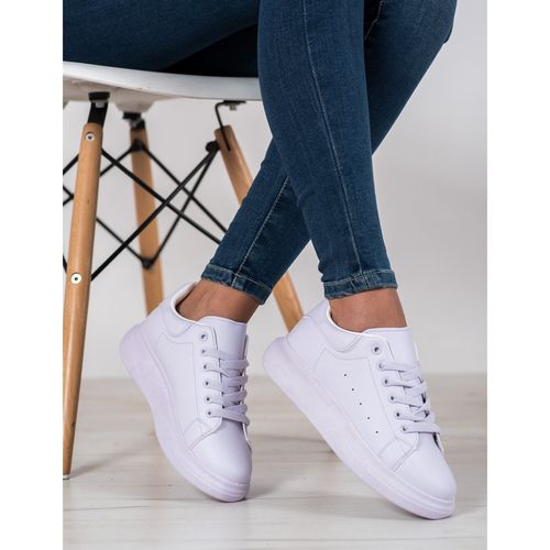 Fioletowe Trampki Na Platformie r.39 na Arena.pl