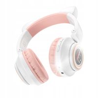 Słuchawki NAUSZNE z mikrofonem KOCIE USZY Borofone Cat Ear Bluetooth 5.0