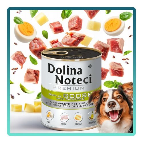 MOKRA KARMA DLA PSA DOLINA NOTECI PREMIUM PUSZKA PIES MIX SMAKÓW 10 X 800G na Arena.pl