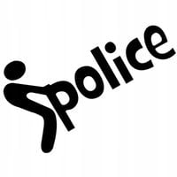 Naklejka Wlepa Ku Chwale Fu*k Police Do Samochodu na Szybę Karoserię Gadżet