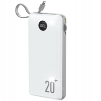 POWERBANK 20000mAh USB 2x USB-C iPhone Lightning