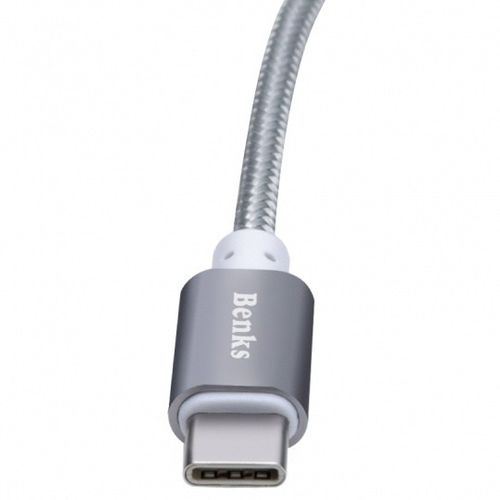 Kabel Benks Type-C 100CM nylonowy oplot na Arena.pl