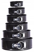 ZESTAW 6x TORTOWNICA FORMA DO PIECZENIA CIAST BLACHA STALOWA NON-STICK 6szt