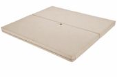 Materac Pole Dance UNDERFIT 130 x 120 x 6 cm twardy beżowy