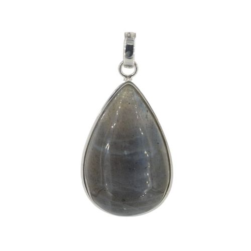 Zawieszka srebrna z labradorytem - łza na Arena.pl