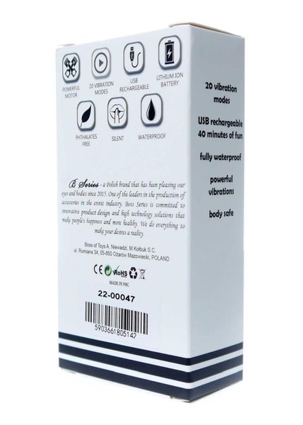 Wibrator Mini Masażer Stymulator 20 Trybów 10Cm zdjęcie 7