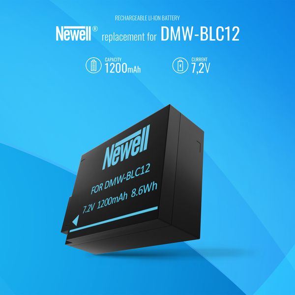 Akumulator Newell zamiennik DMW-BLC12 do Panasonic zdjęcie 5