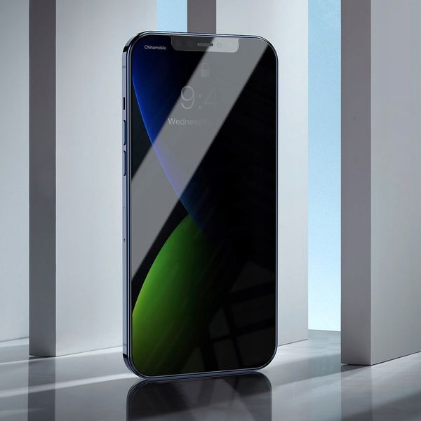 Baseus 2x Szkło Prywatyzujące do iPhone 12 Mini zdjęcie 2