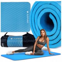 MATA DO ĆWICZEŃ FITNESS gimnastyczna NBR TRENINGOWA UCHWYT joga GRUBA