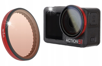 FILTR HYBRYDOWY 2w1 Polaryzacyjny PL ND16 do DJI Osmo ACTION 5 Pro 5Pro 4 3