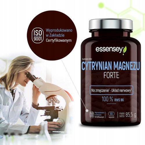 Magnez Cytrynian FORTE +B6 100% Prosty Czysty Skład Doskonała Wchłanialność na Arena.pl