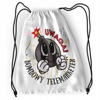 Plecak Sportowy Szkolny Telemarketera Worek Torba Z Nadrukiem Ze Zdjęciem