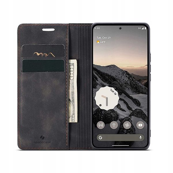 Spacecase Wallet Google Pixel 9A Black zdjęcie 12