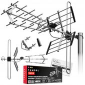 ANTENA DO TV NAZIEMNEJ ZEWNĘTRZNA DVB-T2 KIERUNKOWA COMBO MUX8 LTE VHF