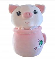 Świnka w Kubku duży pluszowy miś 48 cm bez kocyka DOSTĘPNA super prezent