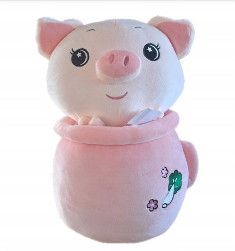 Świnka w Kubku duży pluszowy miś 48 cm bez kocyka DOSTĘPNA super prezent na Arena.pl