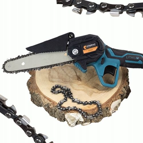 MINI PIŁA ŁAŃCUCHOWA AKUMULATOROWA DO GAŁĘZI 6" OGRODOWA PILARKA 3x na Arena.pl