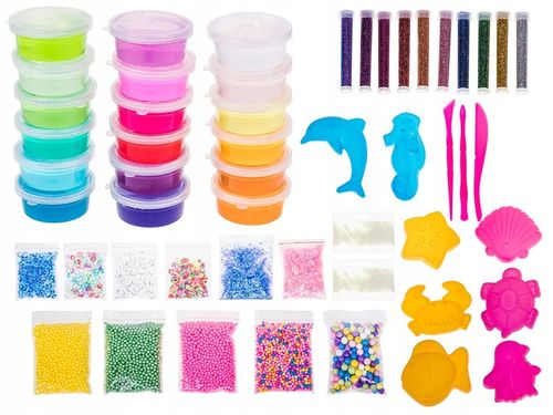 ZESTAW DO ROBIENIA SLIME FABRYKA LABORATORIUM XXL SLIME BOX GLUT JUMBO na Arena.pl