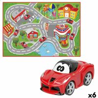 Playset Ferrari 100 x 0,1 x 70 cm 6 Sztuk