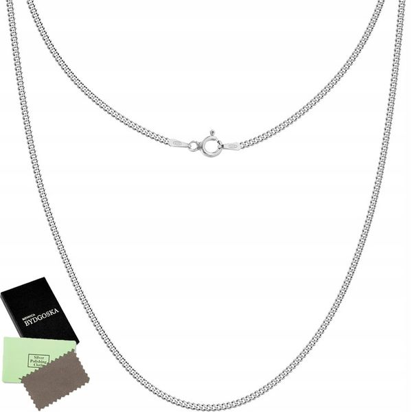 SREBRNY ŁAŃCUSZEK PANCERKA 50cm SREBRO 925 zdjęcie 1