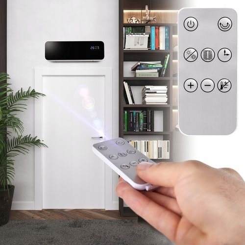 KURTYNA POWIETRZNA TERMOWENTYLATOR GRZEJNIK ELEKTRYCZNY 2000W Wi-Fi + PILOT na Arena.pl