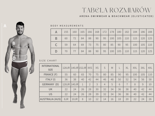 Kąpielówki męskie spodenki bokserki do pływania na basen Arena R.D4 na Arena.pl