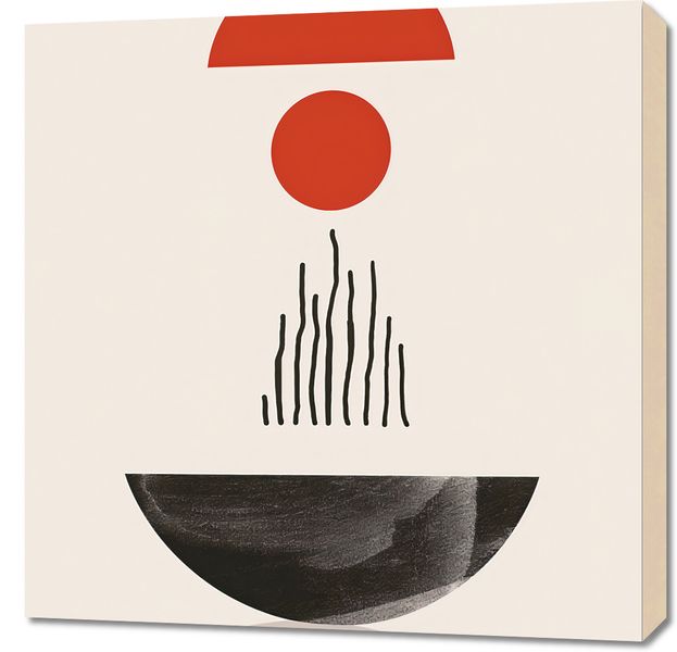 Obraz 70x70cm Półokrągła Forma zdjęcie 1