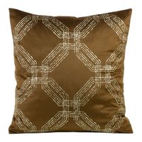 POSZEWKA WELUR VELVET SYMETRYCZNA 45X45 BRĄZOWA
