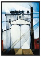 Plakat abstrakcja charles demuth 61x91 cm w czarnej ramie