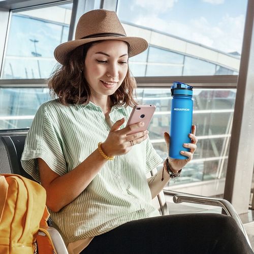 Butelka filtrująca Aquaphor City z 3 filtrami granatowa na Arena.pl