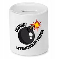 Skarbonka Dla Mamy Matki Wybuchowa Mama Prezent Z Nadrukiem Ze Zdjęciem