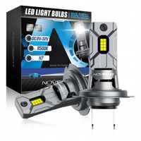 ŻARÓWKI LED H7 360° ZESTAW + 600% BARDZO MOCNE 1:1 CANBUS 6500K NOVSIGHT CE