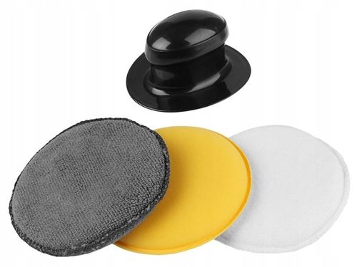 Gąbki aplikatory do polerowania lakieru z uchwytem na Arena.pl