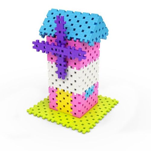Klocki Meli Basic różowe Pink 600 szt. - mini wafle na Arena.pl