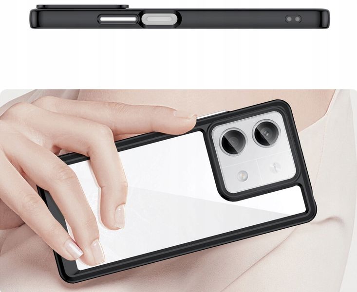 Plecki niktrade do Xiaomi Redmi Note 13 5G czarny zdjęcie 3
