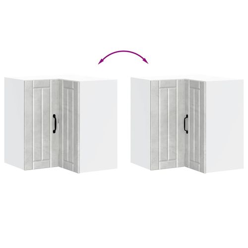 Szafka ścienna narożna kuchenna, Lucca, betonowy szary na Arena.pl