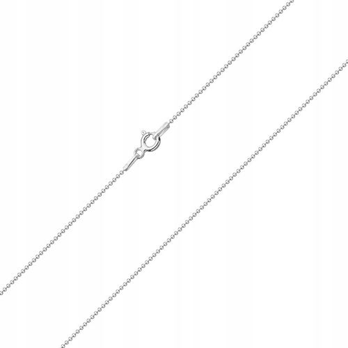 Damski SREBRNY ŁAŃCUSZEK pr. 925 Diamentowana Kulka 40cm na Arena.pl