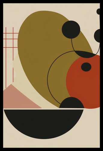 Plakat 68x101cm Geometryczny Balans na Arena.pl