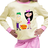 Piżama dziecięca Fineasz i Ferb