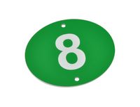 Numer / numerek na drzwi tabliczka grawerowana 7x6cm 10szt.