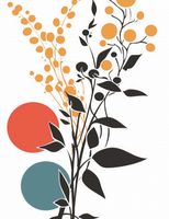 Plakat 50x65cm Rozkwitające Życie