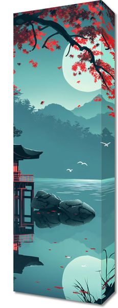 Obraz 20x60cm Japoński Pawilon zdjęcie 1