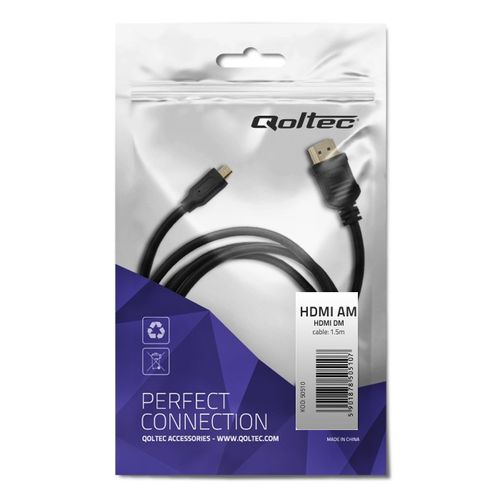 Qoltec Kabel HDMI A męski | Micro HDMI D męski | 1.5m na Arena.pl