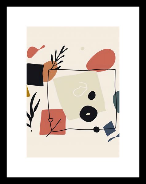 Plakat 29,7x42cm Abstrakcyjny Dialog zdjęcie 3