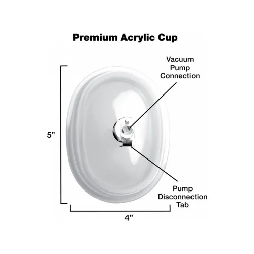 xr brands deluxe - duża pompka z nakładką typu kubek, akrylowa na Arena.pl