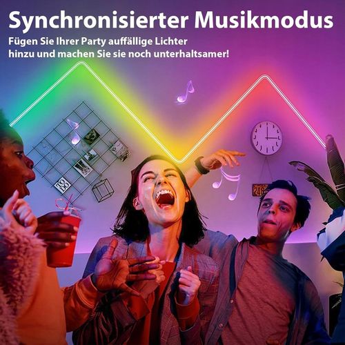 5m Taśma LED RGBIC NEON FLEX 5050 Aplikacja Bluetooth Pilot Zasilacz na Arena.pl